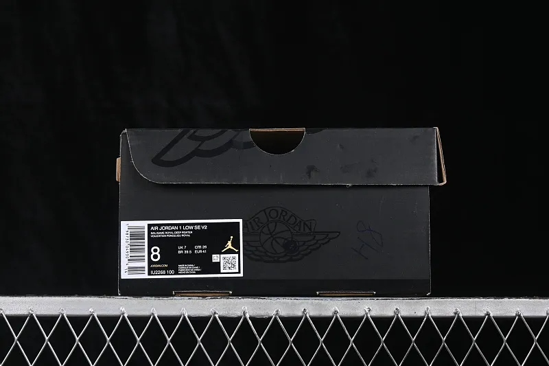 All categories Air Jordan Jordan series basketball shoes Air Jordan 1 Low G version pure original Air Jordan 1 Low AJ1 Joe 1 white gray burst pattern low-top retro cultural basketball shoes IU2268-100
